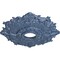 Ekena Millwork Riley Ceiling Medallion (Fits Canopies up to 4 5/8"), 18"OD x 3 1/2"ID x 1 1/2"P, Americana Crackle CM18RLAMC - alternate 2